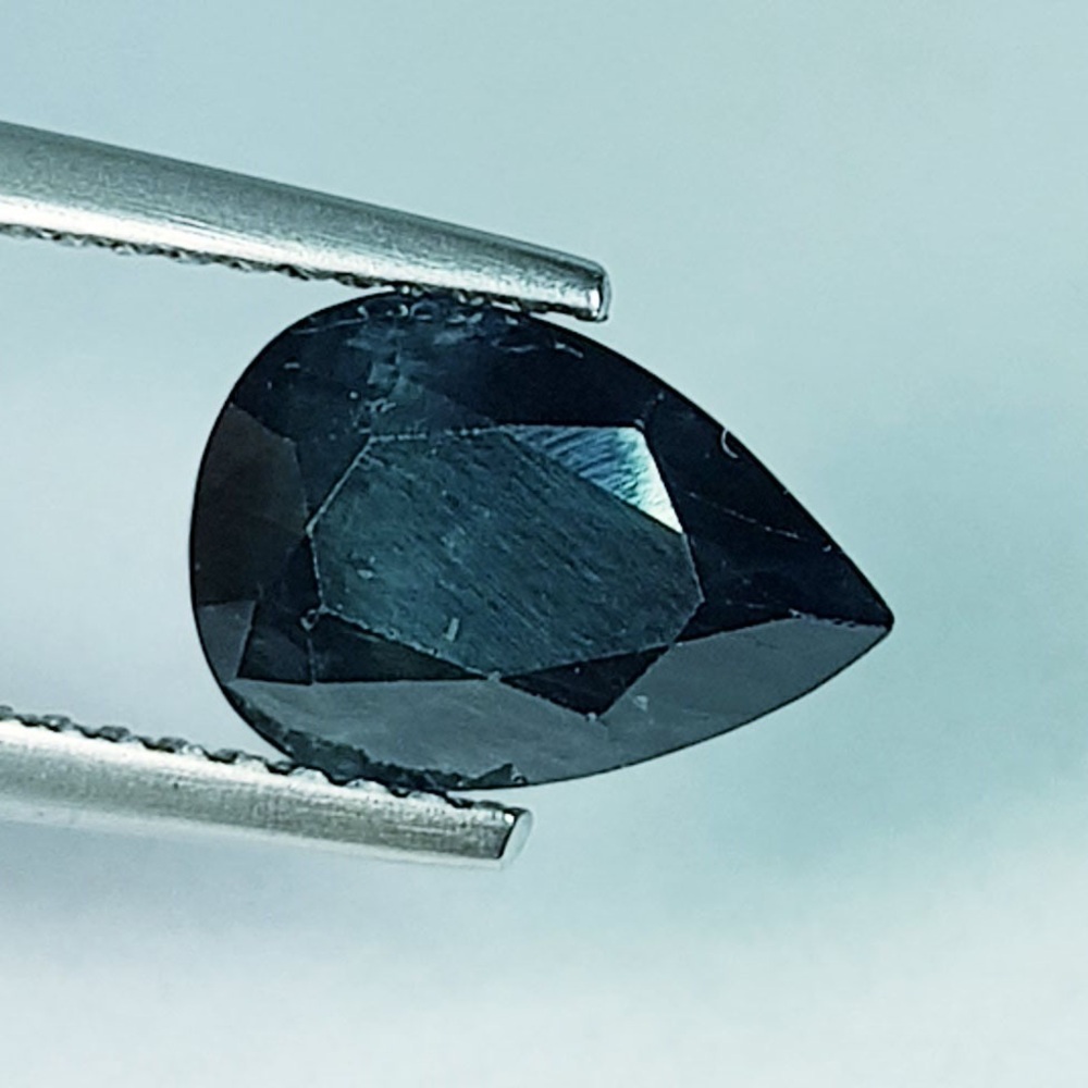 3.08 Ct "Unheated " Natural Australian Blue Sapphire Pear Cut